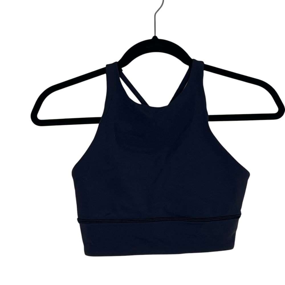 Lululemon Energy High-Neck Longline Ribbed Luxtreme Bra